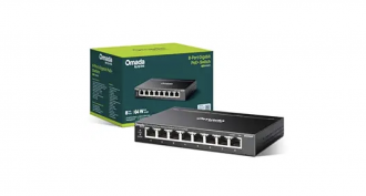 TP-Link Omada ES208G Gigabit Easy Managed - 8× 10/100/1000Mbps RJ45 ports - Auto-Negotiation/Auto MDI/MDIX