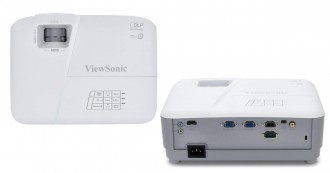 Projector ViewSonic PA503S - DLP - SVGA (800 x 600) 3800 Lumens with 22000:1 contrast ratio at Dynamic Eco mode, connectivities includes HDMI, 2x VGA , VGA out, Audio in/out, and Composite Video, Mini USB, RS232