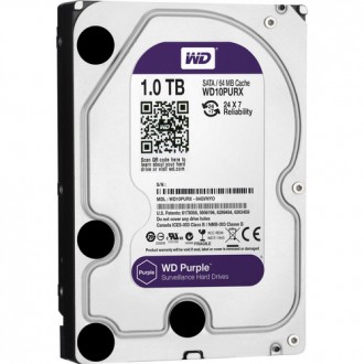 WD Purple 1TB 3.5" Surveillance HDD