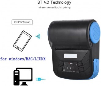 GOOJPRT MTP-3 80mm BT Thermal Portable Printer 